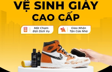  Giặt hấp giày