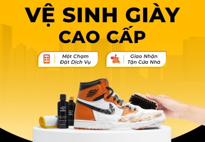  Giặt hấp giày